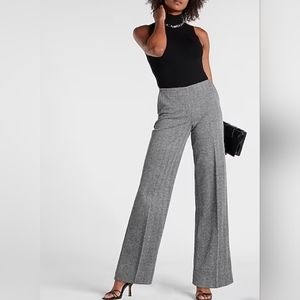 Express High Rise Pull-On Wide Leg Pant